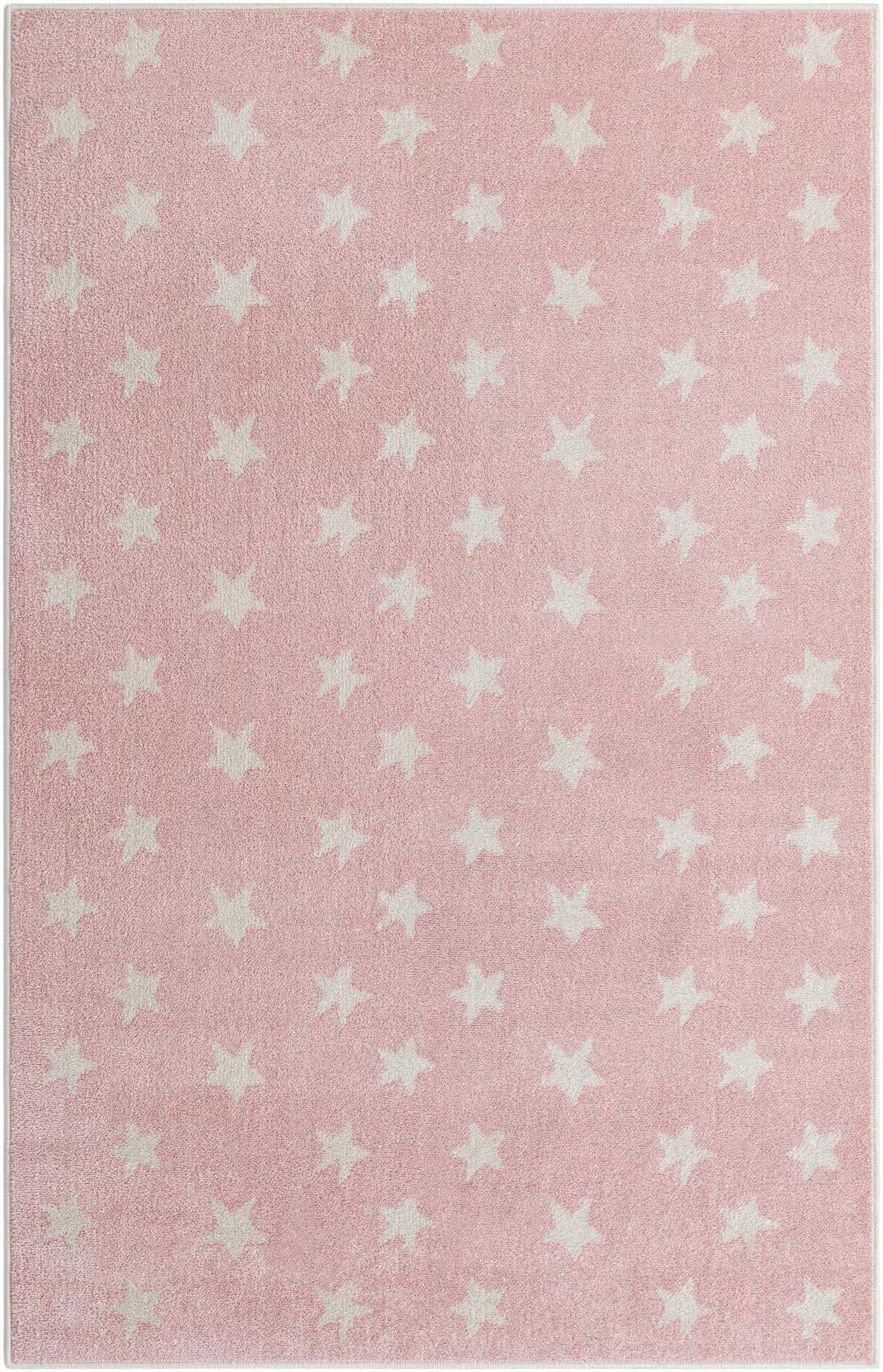 Pink Whimsy Kids Rectangle Rug