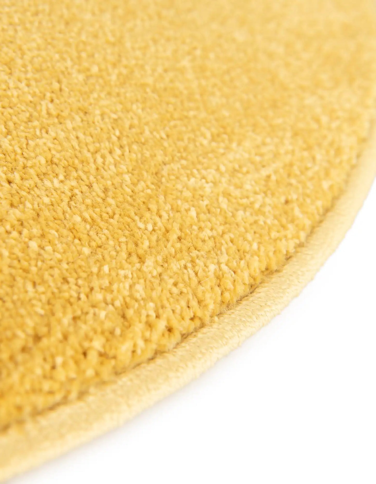 Yellow "Be Happy" Rug