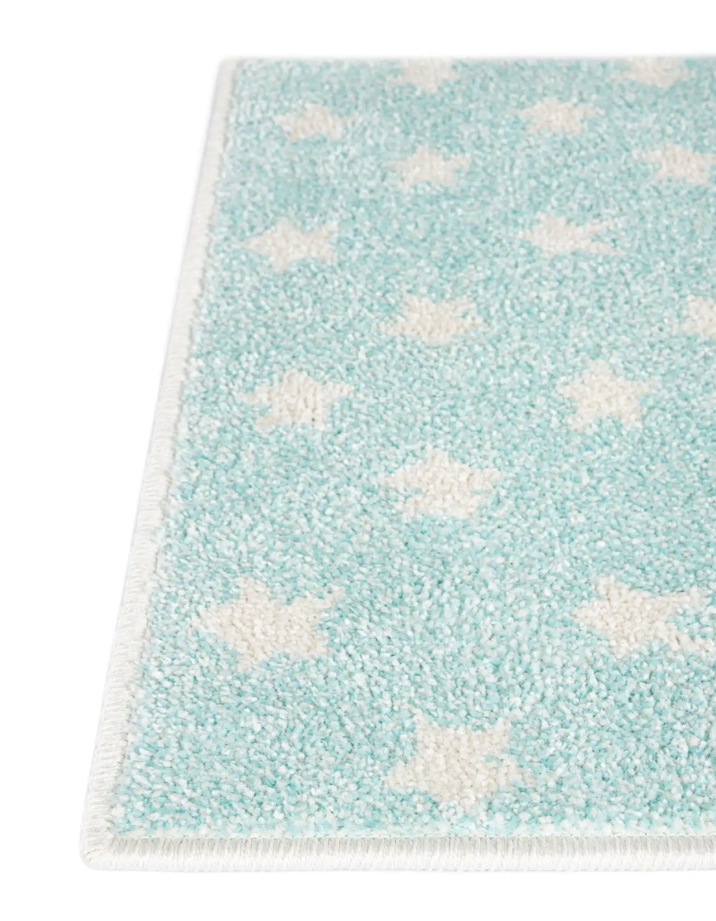 Clear Blue Whimsy Kids Rectangle Rug