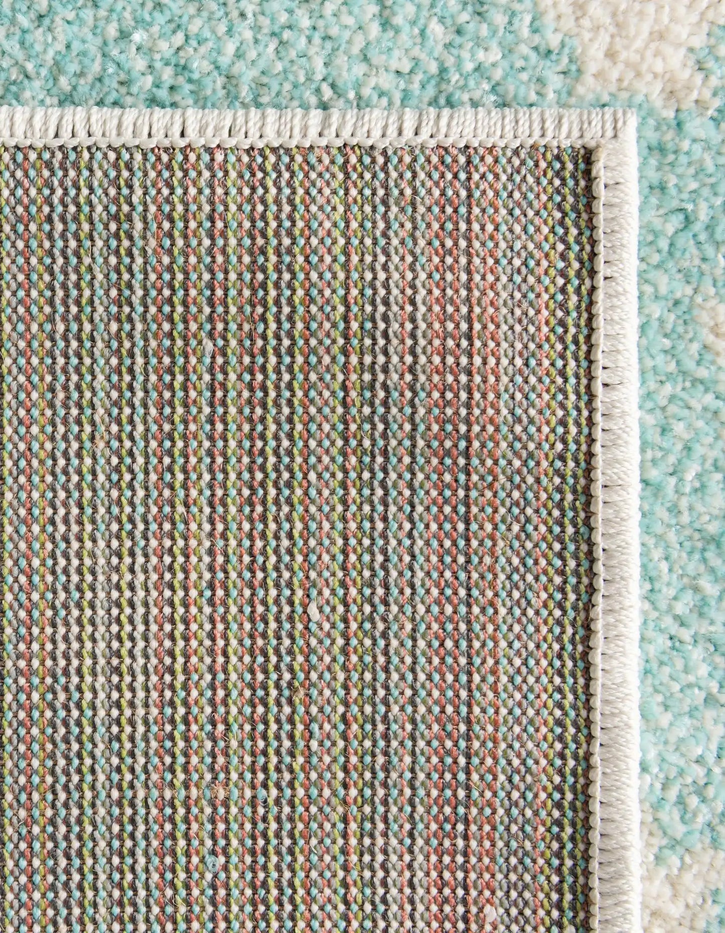 Clear Blue Whimsy Kids Rectangle Rug