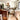 handwoven crystal runner in farmhouse kitchen
