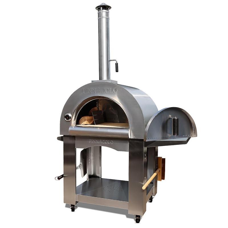 Pinnacolo Premio Wood Fired Outdoor Pizza Oven with Accessories-Novel Home
