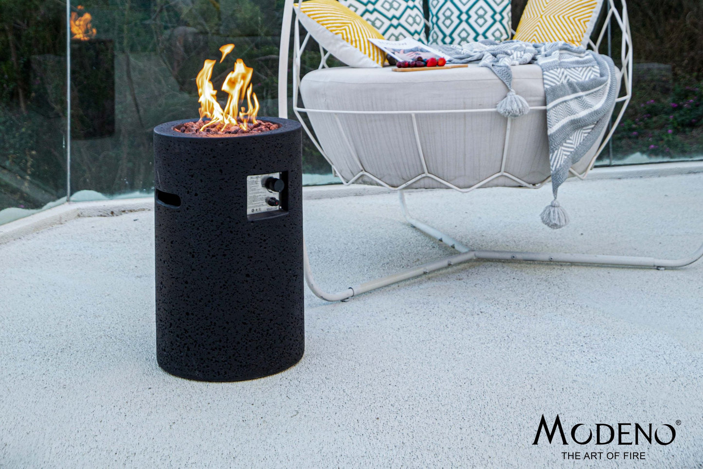 Lava Tube Fire Pit-Novel Home