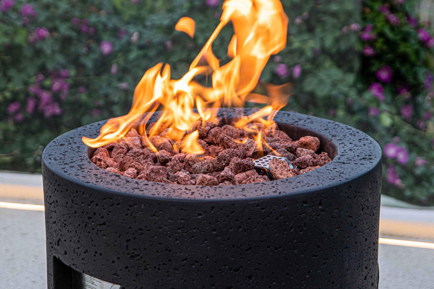 Lava Tube Fire Pit-Novel Home