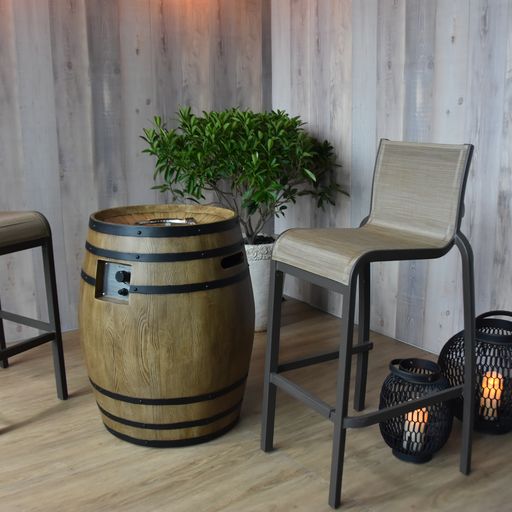 Napa Barrel Fire Pit-Novel Home