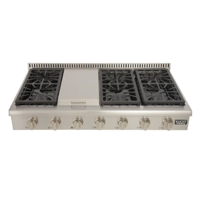 KUCHT KRT481GU GAS RANGE W/ (Classic Silver Knobs)