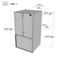 Kucht 26.1 Cu. Ft. 36-Width Standard Depth French Door Refrigerator with Interior Ice Maker K748FDS