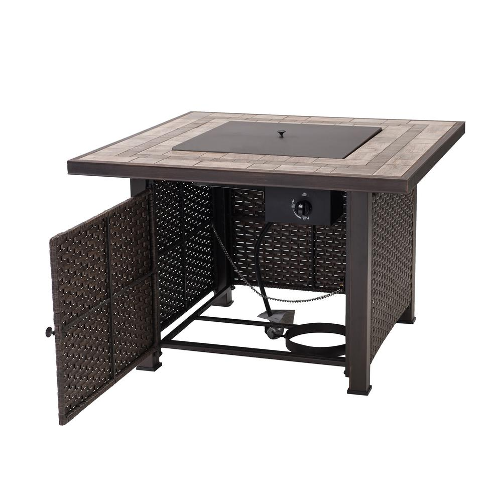 Sunjoy 38 in. Gas Fire Pit Table