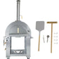 Kokomo 32 Inch Dual Fuel Gas or Wood Fired Stainless Steel Pizza Oven