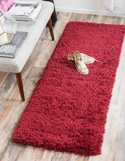 Lipstick Marilyn Monroe Opulence Shag Runner Rug