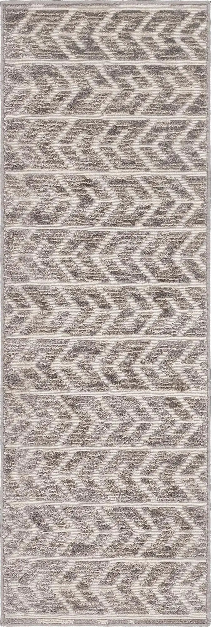 Beige Sabrina Soto Indoor/Outdoor Runner Rug