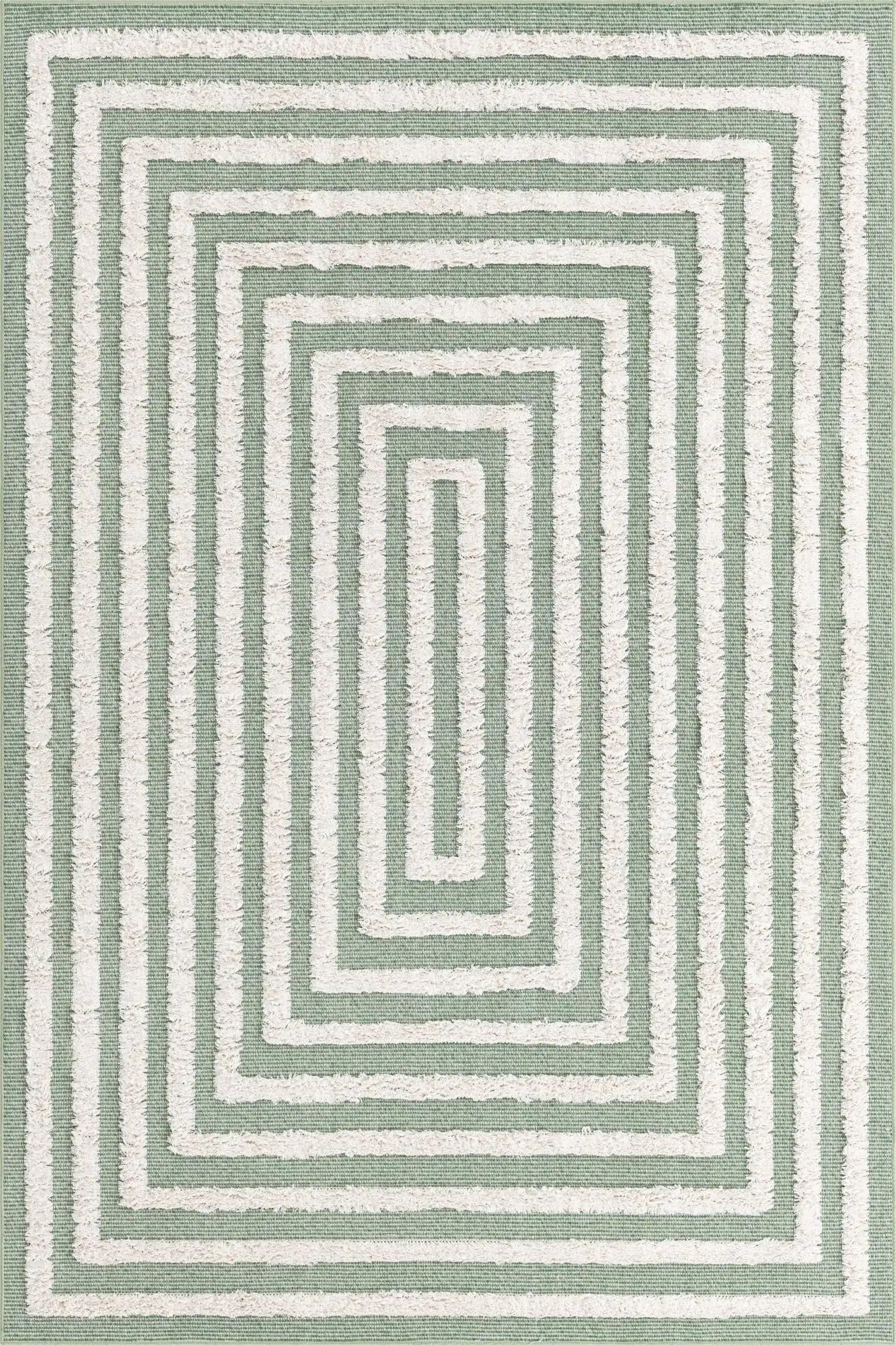 Green Sabrina Soto Casa Rectangle Rug