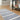 Navy Blue Sabrina Soto Casa Striped Runner Rug