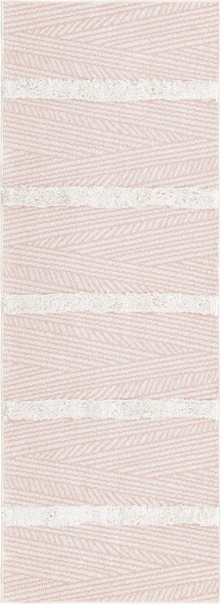 Pink Sabrina Soto Casa Striped Runner Rug