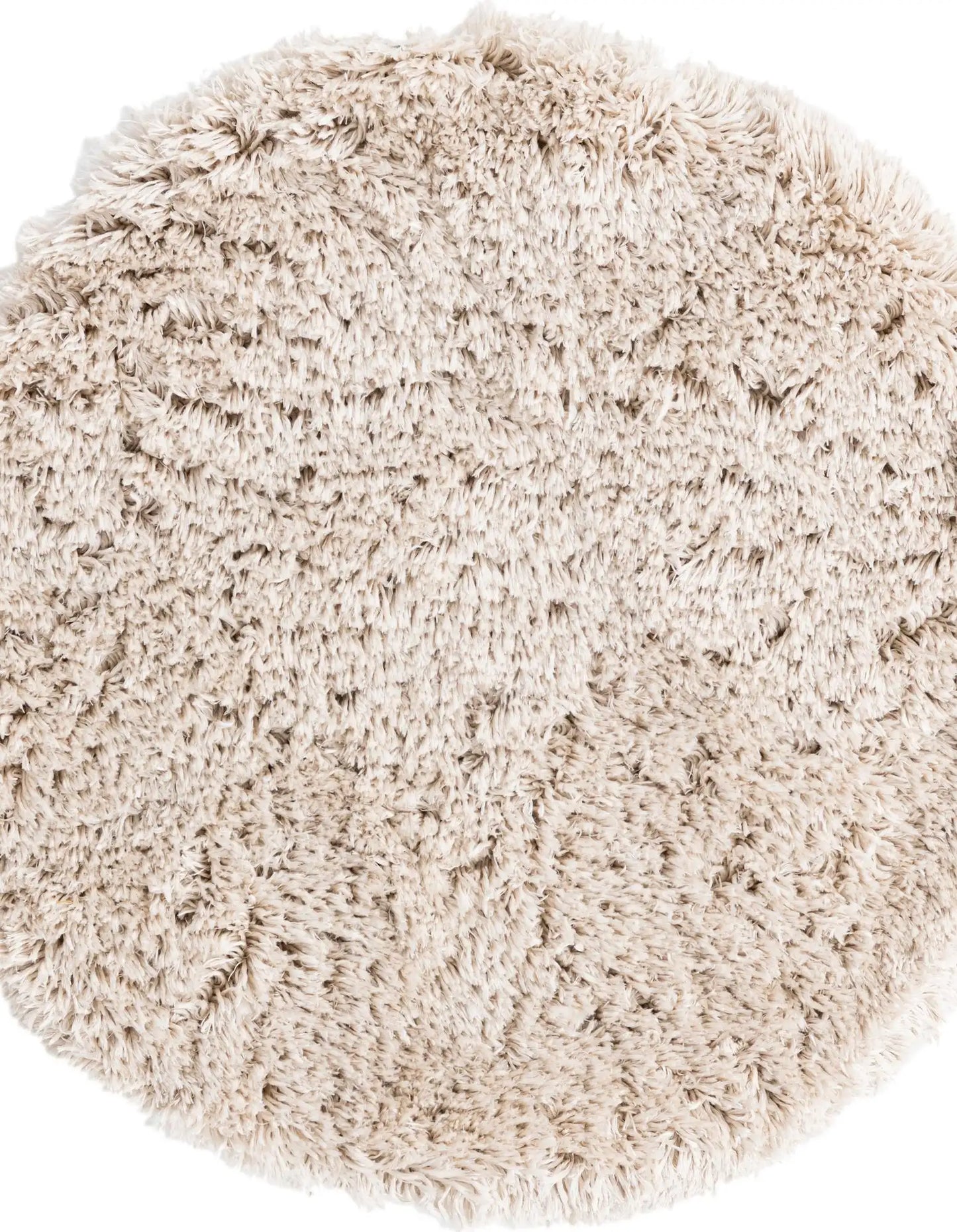 Bone Marilyn Monroe Opulence Shag Round Rug