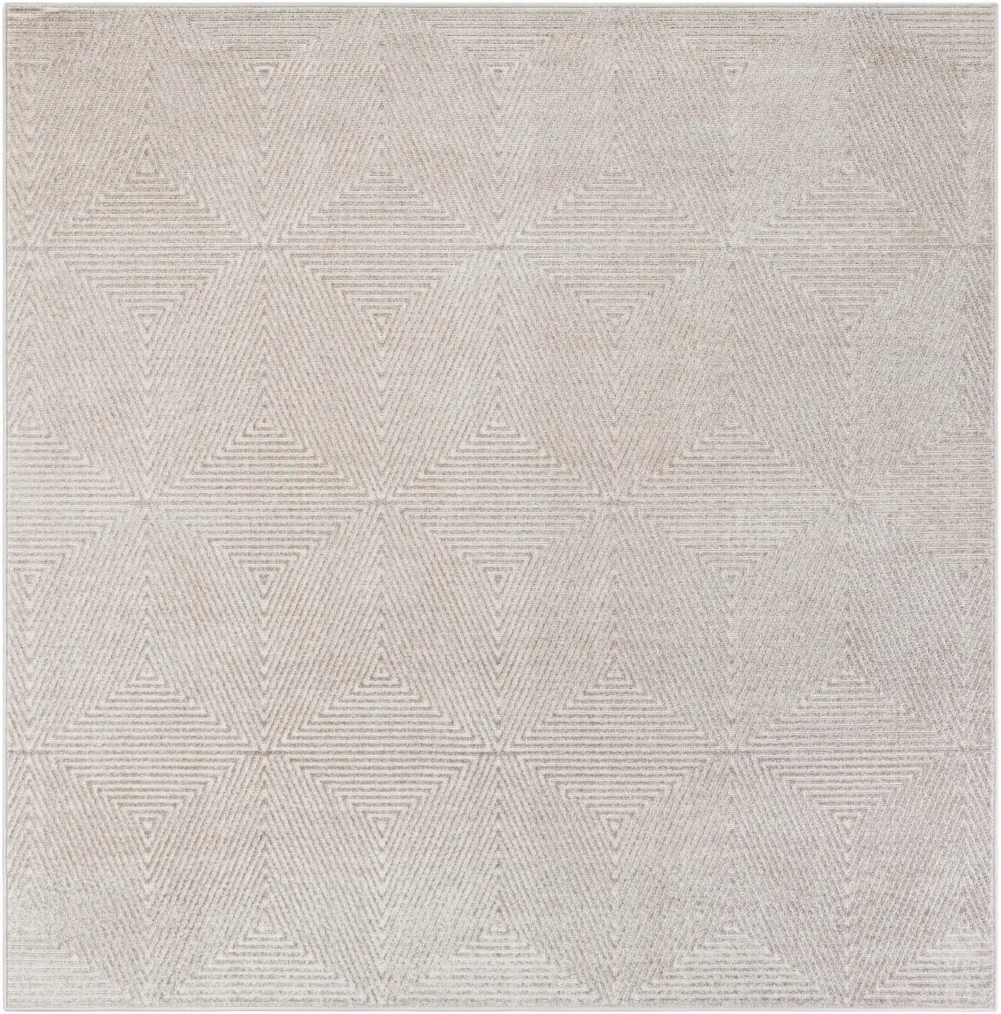 Gray Sabrina Soto Indoor/Outdoor Square Rug