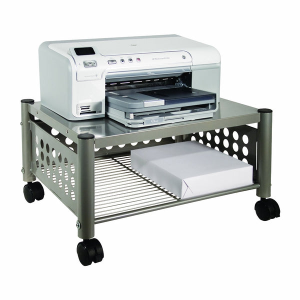 Office > Printer Stands - Mobile Heavy Duty Under-desk Printer Stand In Matte Gray