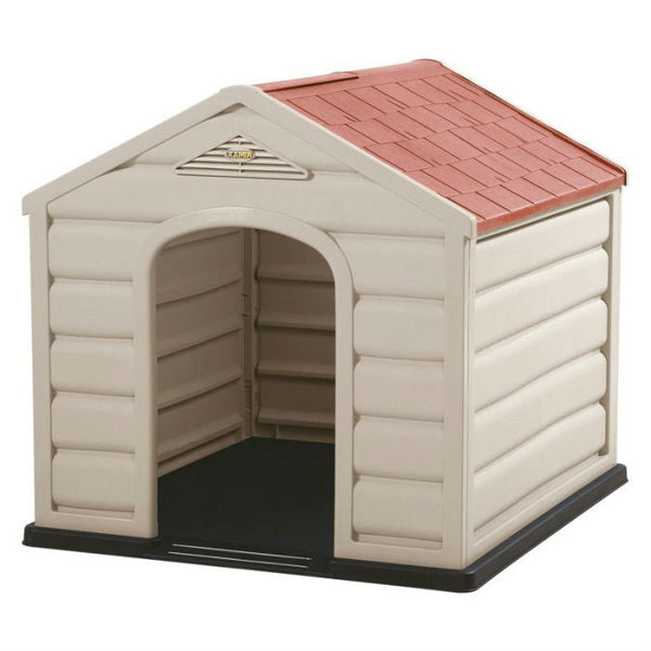 Outdoor > Dog House & Cat Houses - Sturdy Outdoor Waterproof Polypropylene Dog House For Small Dogs