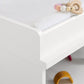 Bedroom > Kids Bedroom - Modern Nursery 2 Drawer Storage Baby Changing Table In White
