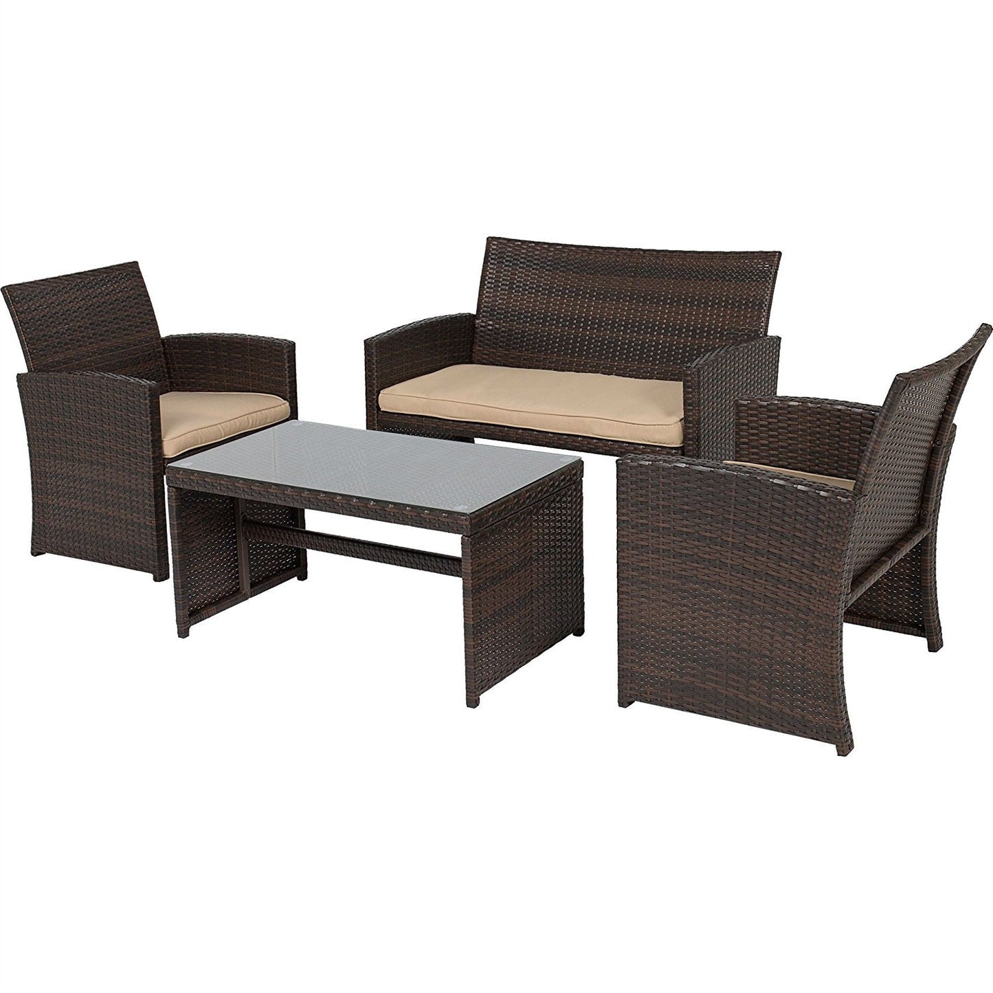 Outdoor > Outdoor Furniture > Patio Furniture Sets - Rectangle 59 X 31-inch Solid Wood Patio Dining Table With Center Umbrella Hole