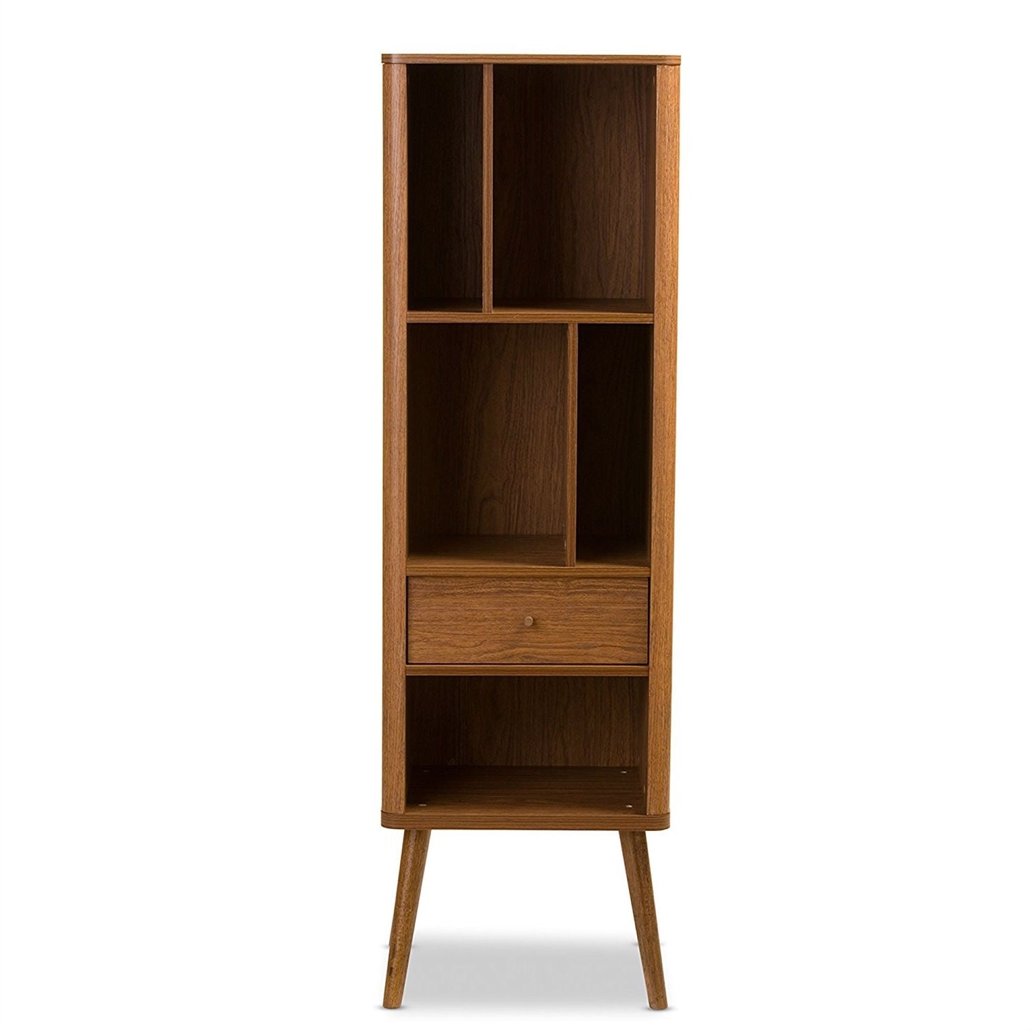 Living Room > Bookcases - Mid-Century Modern Classic Bookcase Sideboard Cabinet