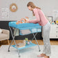 Bedroom > Baby & Kids - Blue Folding  Wide Nursery Baby Diaper Changing Table
