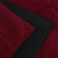Bedroom > Comforters And Sets - Twin/Twin XL Traditional Microfiber Reversible 3 Piece Comforter Set In Black/Maroon