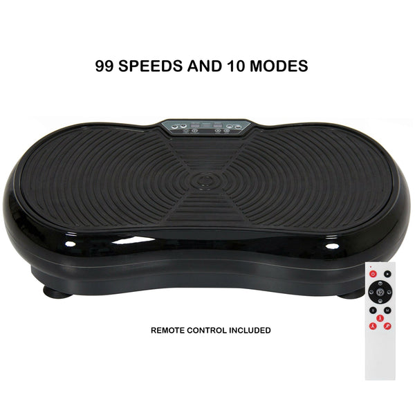 Accents > Fitness Equipment - Black Full Body 99 Speed Oscillating Vibration Platform