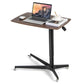 Living Room > TV Tray Tables & Bed Trays - Adjustable Mobile Standing Desk Large TV Tray Table With Lockable Wheels