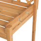 Outdoor > Gardening > Potting Benches - Solid Wood Garden Work Table Potting Bench In Natural Finish