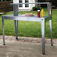 24 x 44 inch Galvanized Steel Top Utility Table Workbench Potting Bench-Novel Home