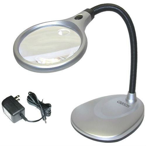 Lighting > Table Lamps - LED Illuminated 2X Magnifying Glass / Desk Lamp