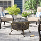 Outdoor > Outdoor Decor > Fire Pits - Outdoor 24-inch Diameter Steel Cauldron Wood Burning Fire Pit