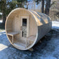 Dundalk LeisureCraft Canadian Timber Serenity Barrel Sauna