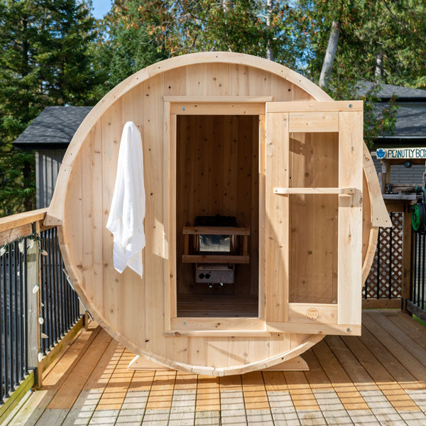 Outdoor Cedar Sauna Kit