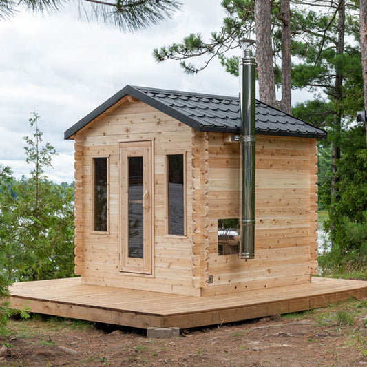 Georgian Cabin Sauna - Cedar Cabin Style Sauna