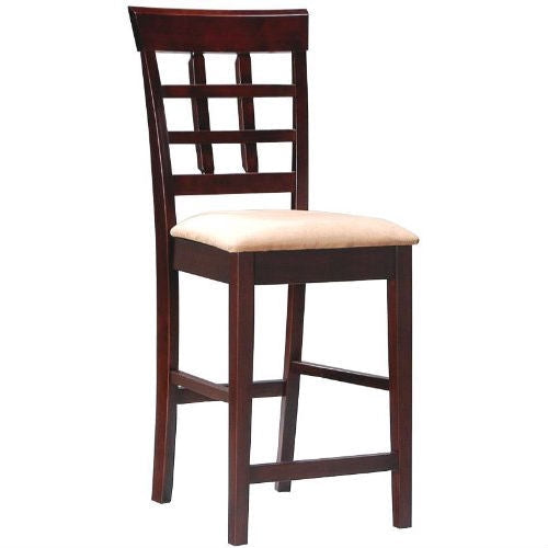 Dining > Barstools - Set Of 2 - Counter Height Kitchen Dining Bar Stool Chairs