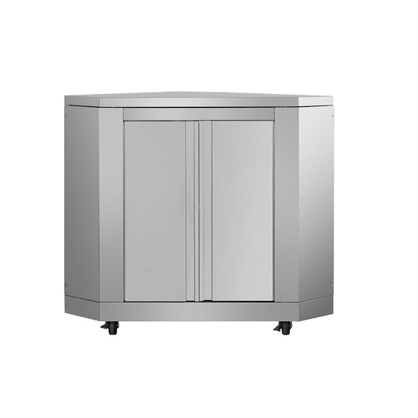 Thor Outdoor Kitchen Corner Cabinet in Stainless Steel