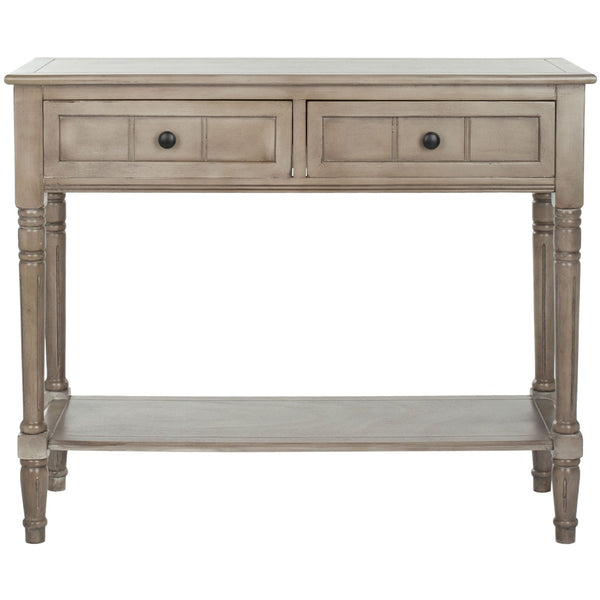 Living Room > Console & Sofa Tables - Console Accent Table Traditional Style Sofa Table In Distressed Cream