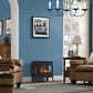 Accents > Electric Fireplaces - Black Infrared Quartz Electric Fireplace Stove Heater