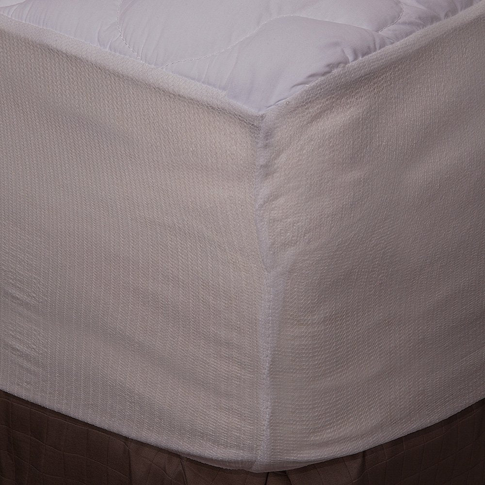 Bedroom > Mattress Toppers - King Size Extra Plush Mattress Pad - Hypo-allergenic