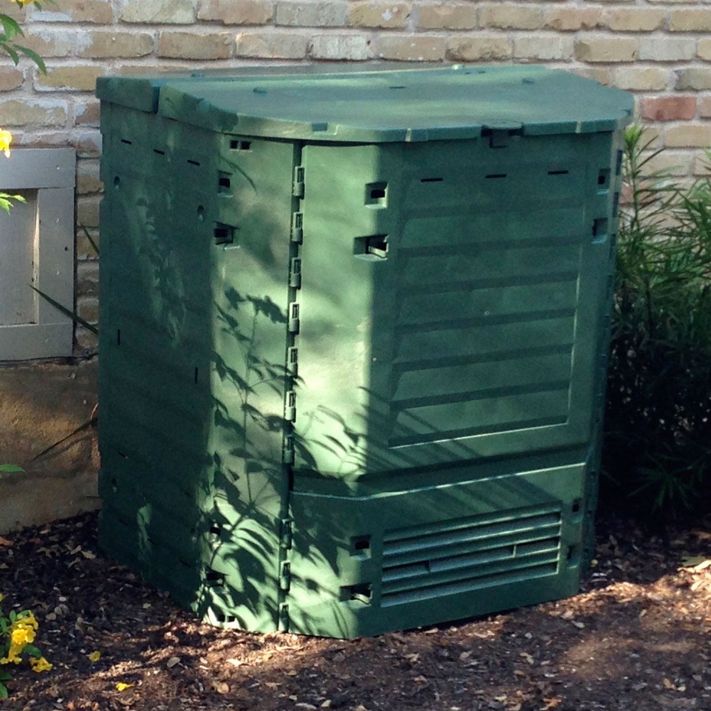 Outdoor > Gardening > Compost Bins - Heavy Duty Plastic 32-Cubic Ft. Home Compost Bin Compooster