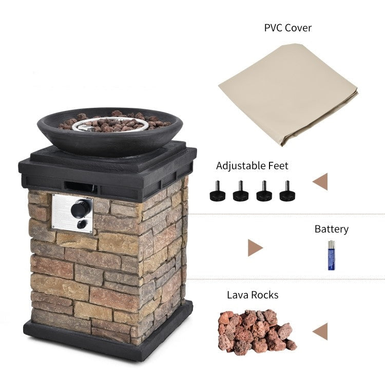 Outdoor > Outdoor Decor > Fire Pits - Outdoor Propane Fire Bowl Fire Pit Patio Heater