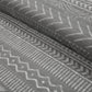 Bedroom > Quilts & Blankets - Full/Queen Scandinavian Dark Grey Chevron Reversible Cotton Quilt Set