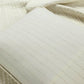 Bedroom > Quilts & Blankets - Full/Queen Scandinavian Chevron Ivory Beige Reversible Cotton Quilt Set