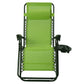 Outdoor > Outdoor Furniture > Patio Chairs - Set Of 2 Green Folding Outdoor Zero Gravity Lounge Chair Recliner