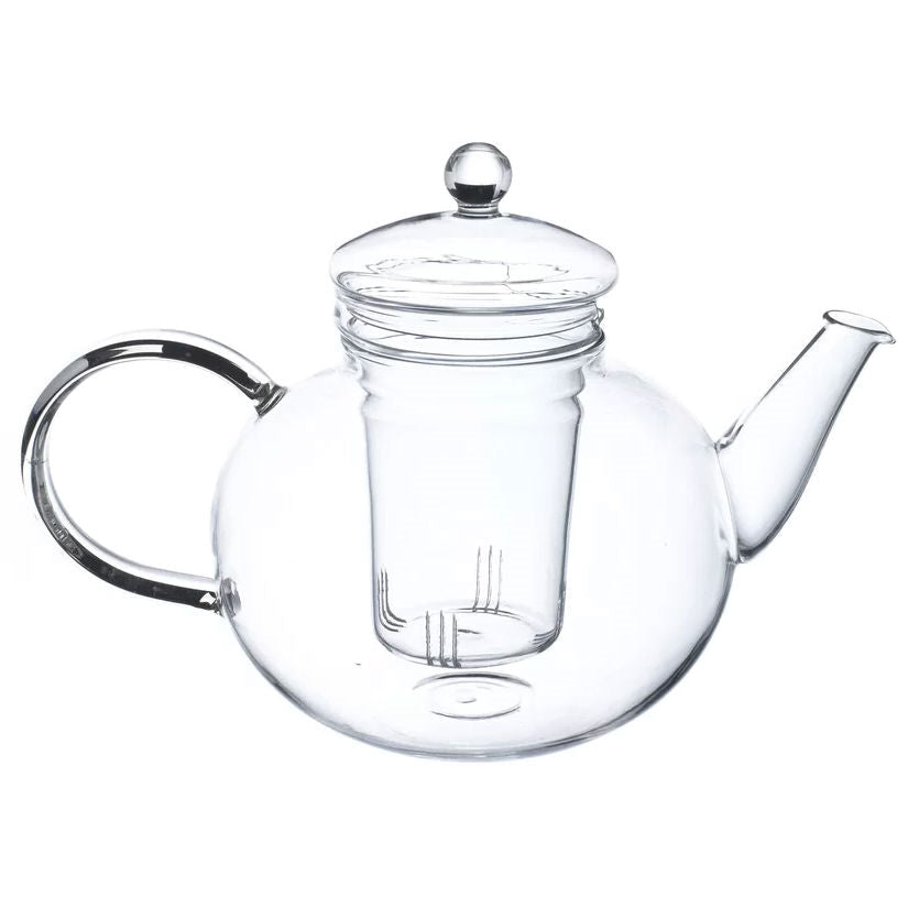 Kitchen > Teapots - Borosilicate Glass 1.32 Quart Teapot With Removable Infuser