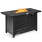 Outdoor > Outdoor Decor > Fire Pits - 60,000 BTU Brown Rectangular Portable LP Gas Propane Fire Pit Table