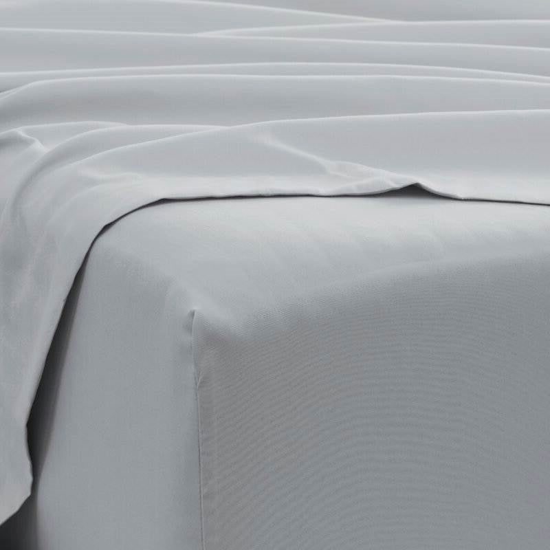 Bedroom > Sheets And Sheet Sets - King Size Grey 6 Piece Wrinkle Resistant Microfiber Polyester Sheet Set