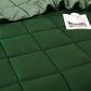 Bedroom > Comforters And Sets - King/Cal King Traditional Microfiber Reversible 3 Piece Comforter Set In Green